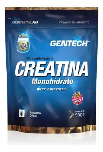 Creatina Gentech 500gr (100 servicios)