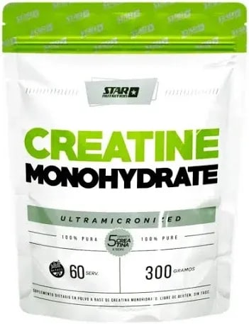 Creatina Star Nutrition bolsa 300gr (60 servicios)