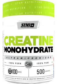 Creatina Star Nutrition pote 500gr (100 servicios)