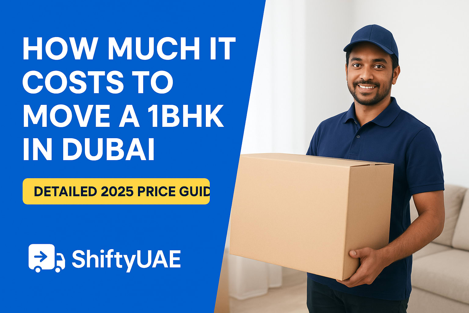 1BHK Moving Cost in Dubai | Detailed 2025 Price Guide in Dubai