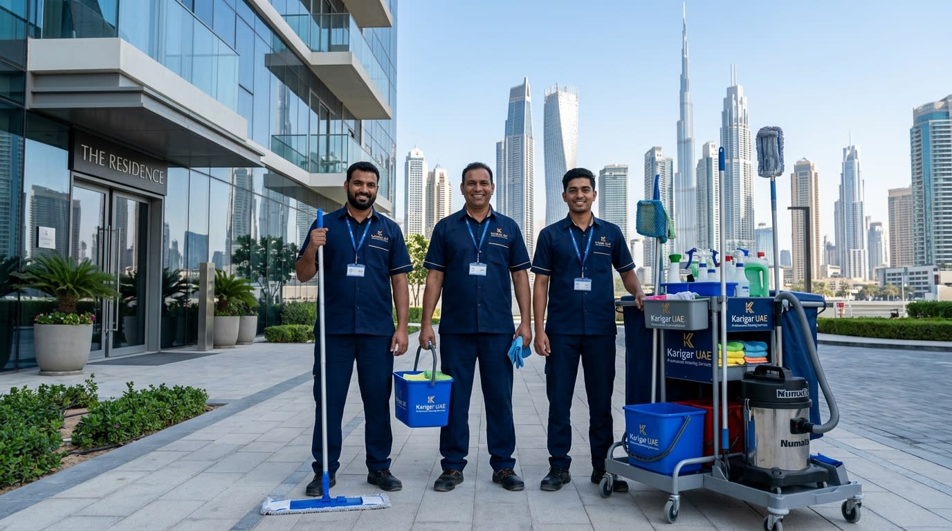 Book deep cleaning Dubai Karigar UAE professional cleaning team available same-day across all Dubai areas