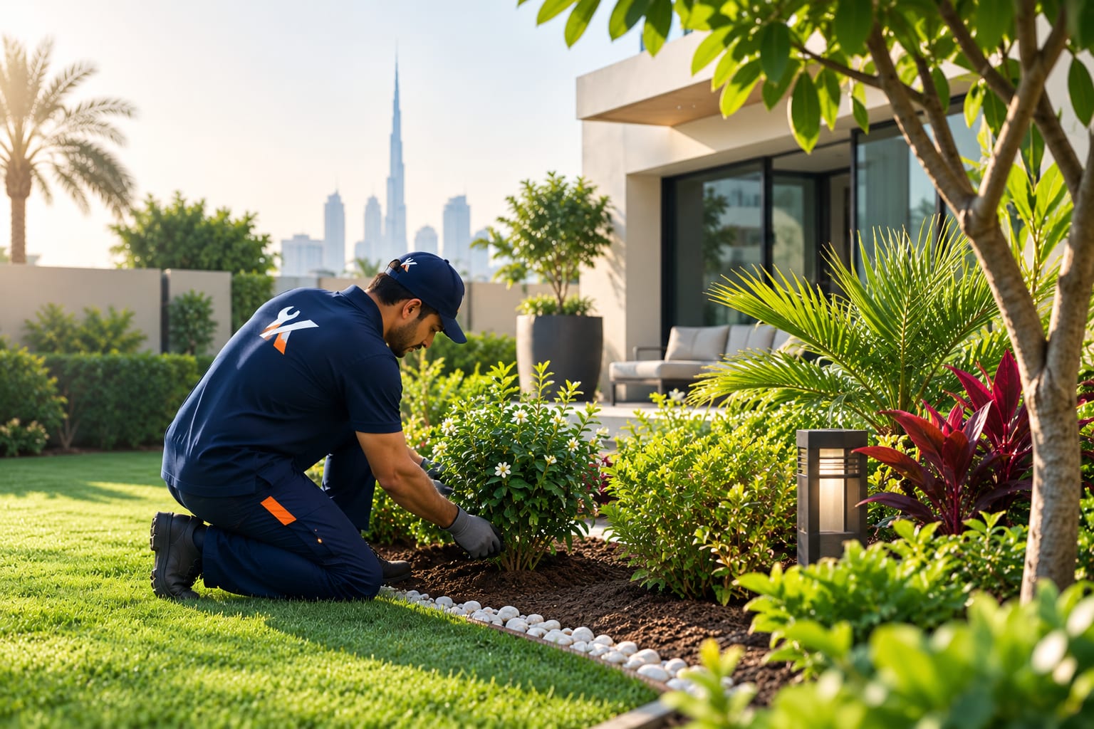 Dubai garden landscaping and maintenance service