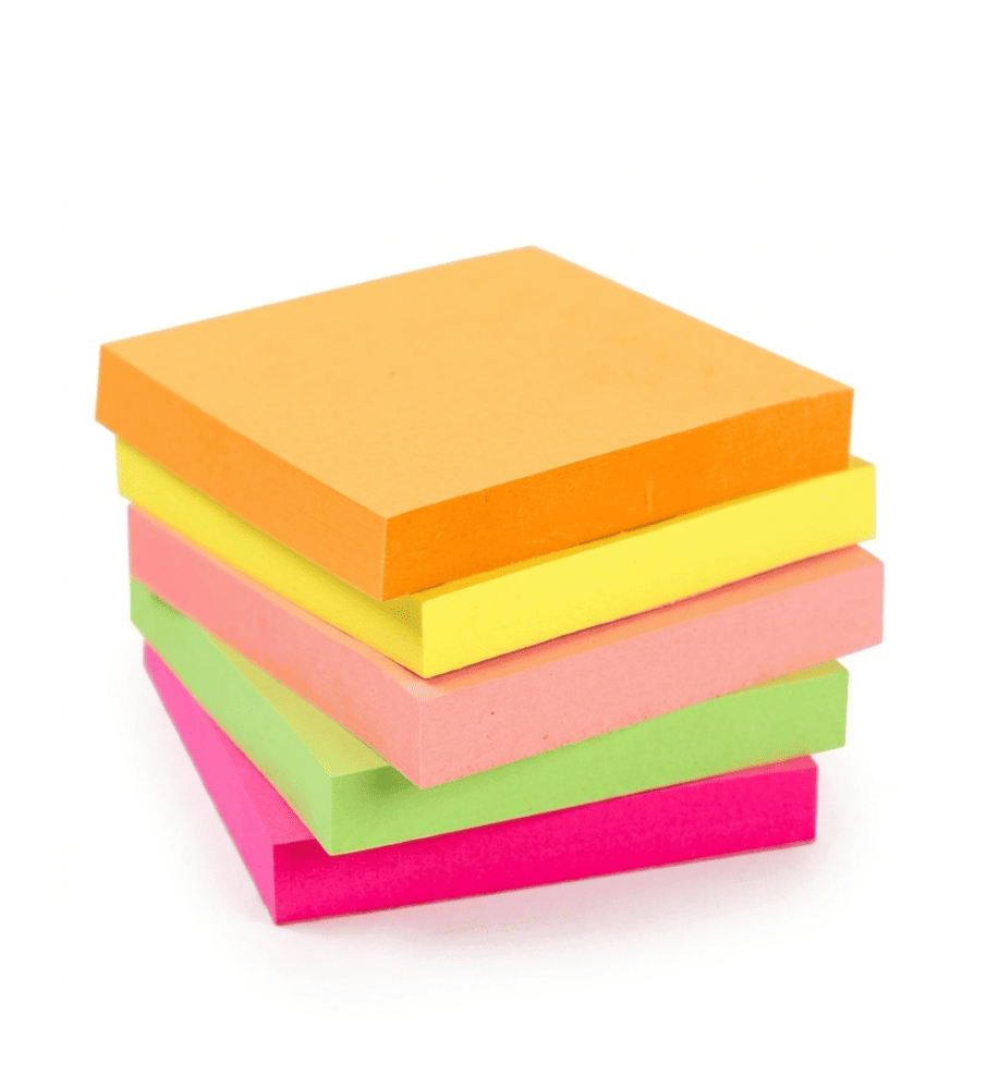 Rainbow Colorful Notepads Sticky Notes - (3x3 Inch )