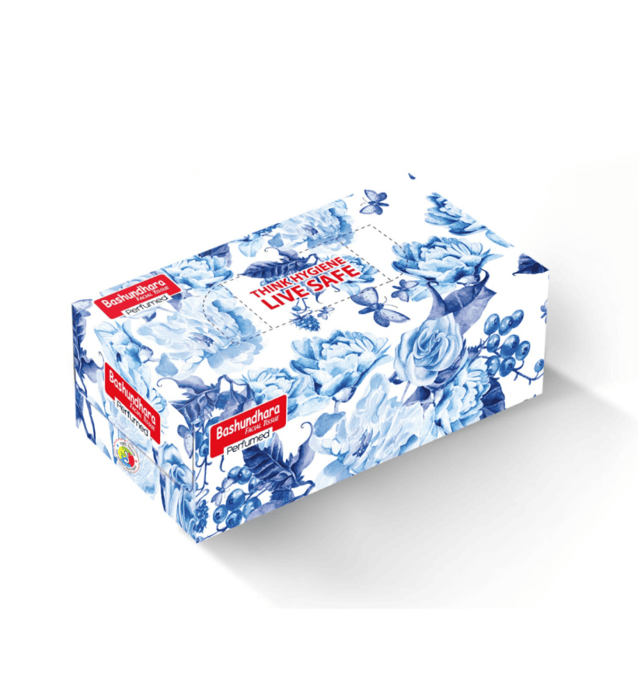 Bashundhara Facial Tissue (120 X 2 ply, Perfumed)