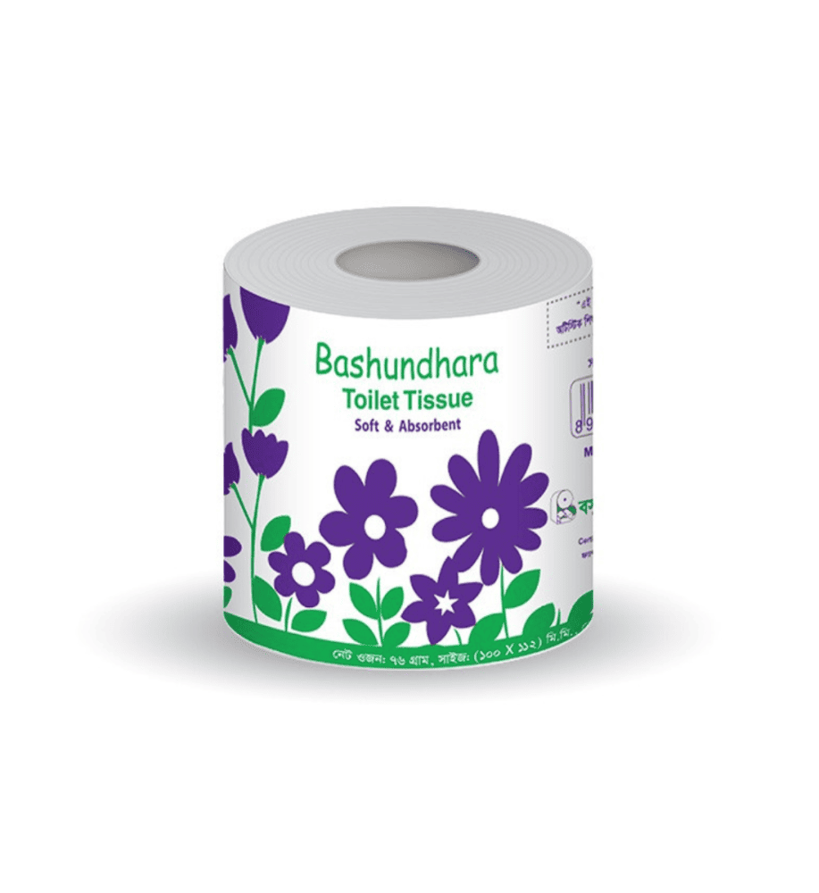 Bashundhara Toilet Tissue - (12 Pcs Pack)