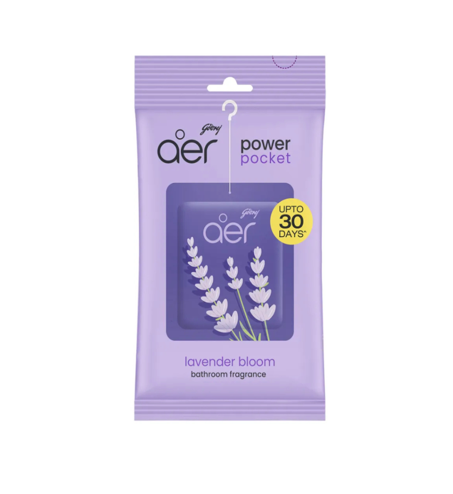 Aer Power Pocket Bathroom Freshener - 10 gm (Lavender Bloom)