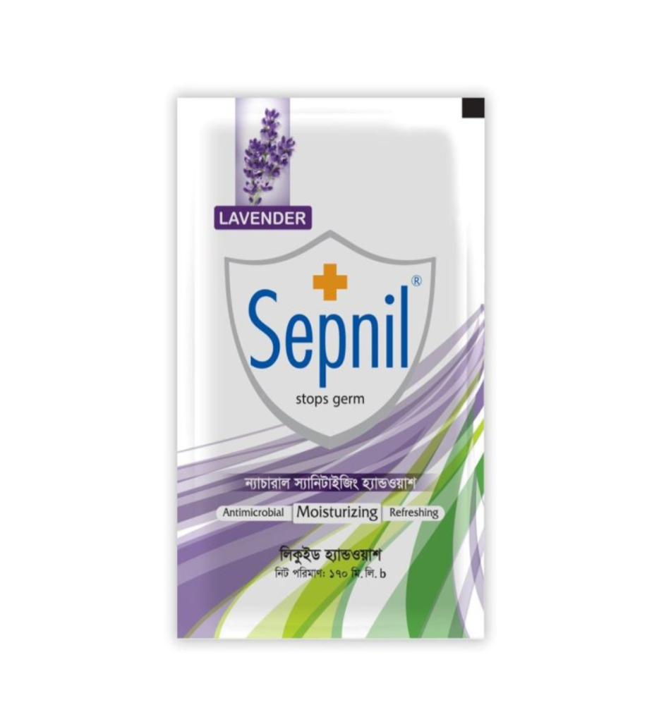 Sepnil Natural Sanitizing Handwash (Lavender) - 170 ml ( Refill Pack )
