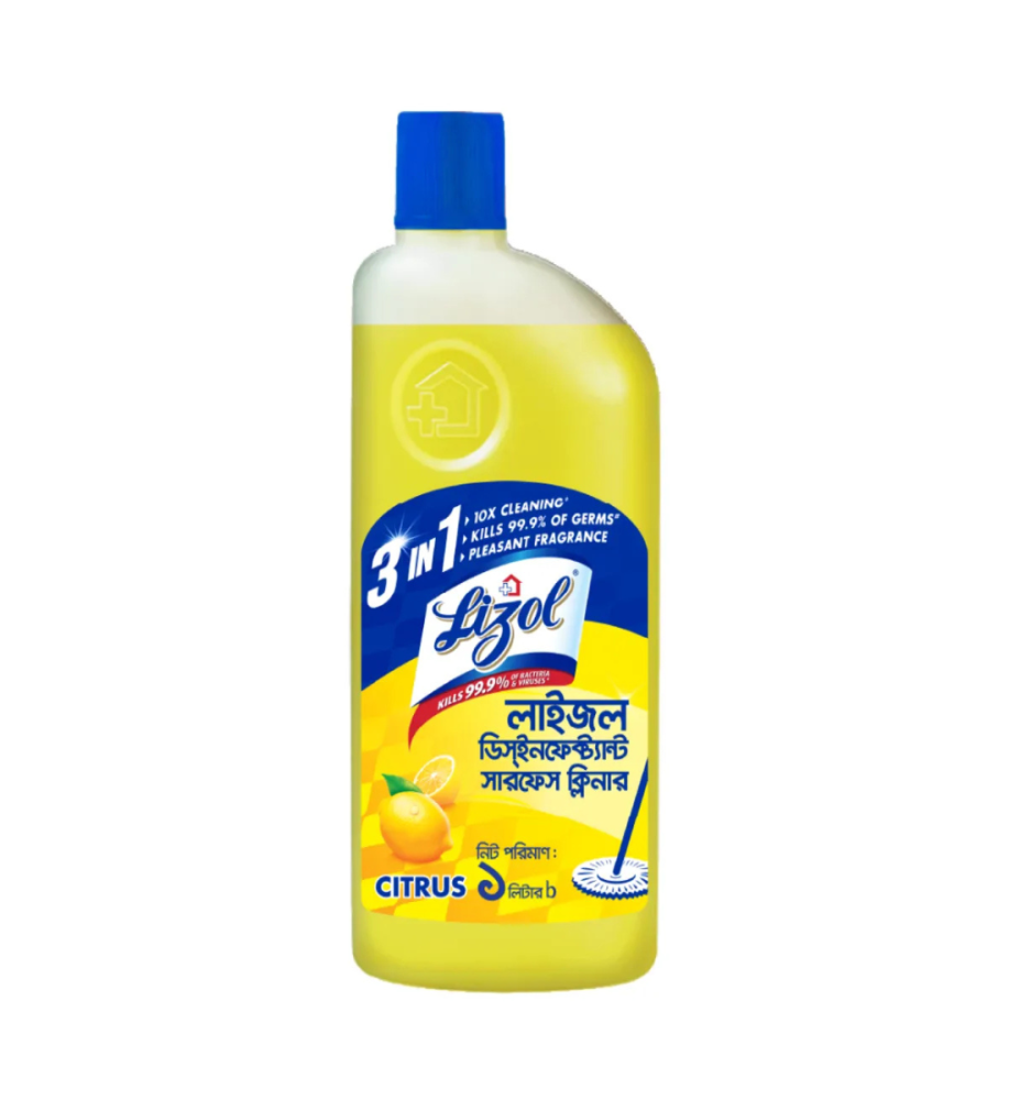 Lizol Disinfectant Floor & Surface Cleaner - 500 ml (Citrus)