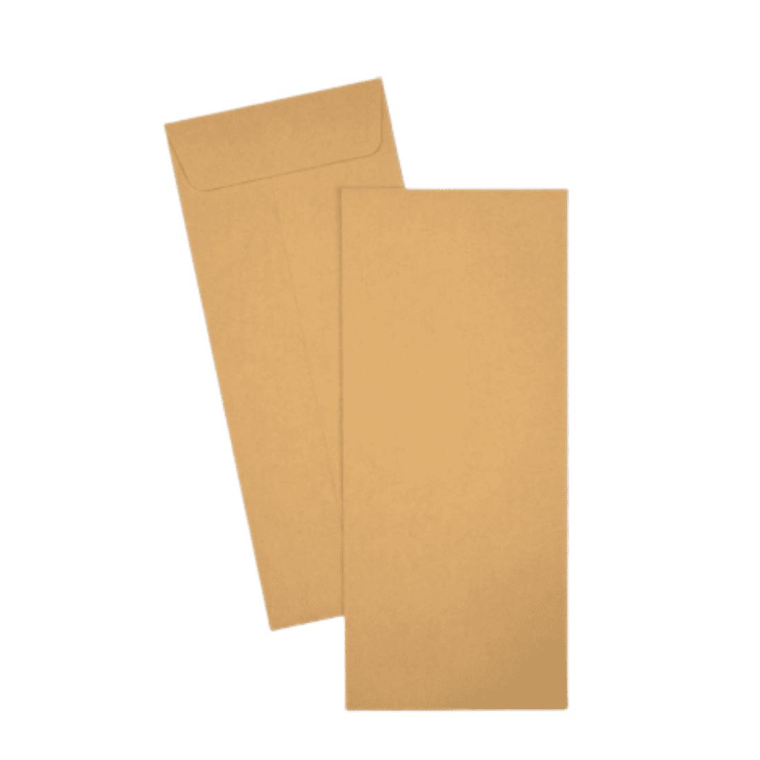 Paper Envelope Khaki Kham – 100 Pcs