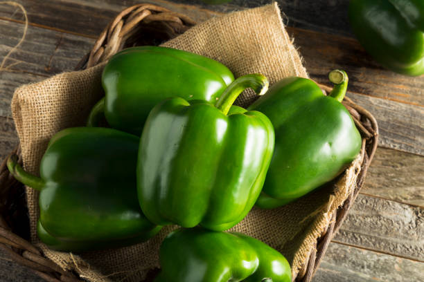Organically Grown Capsicum Green
