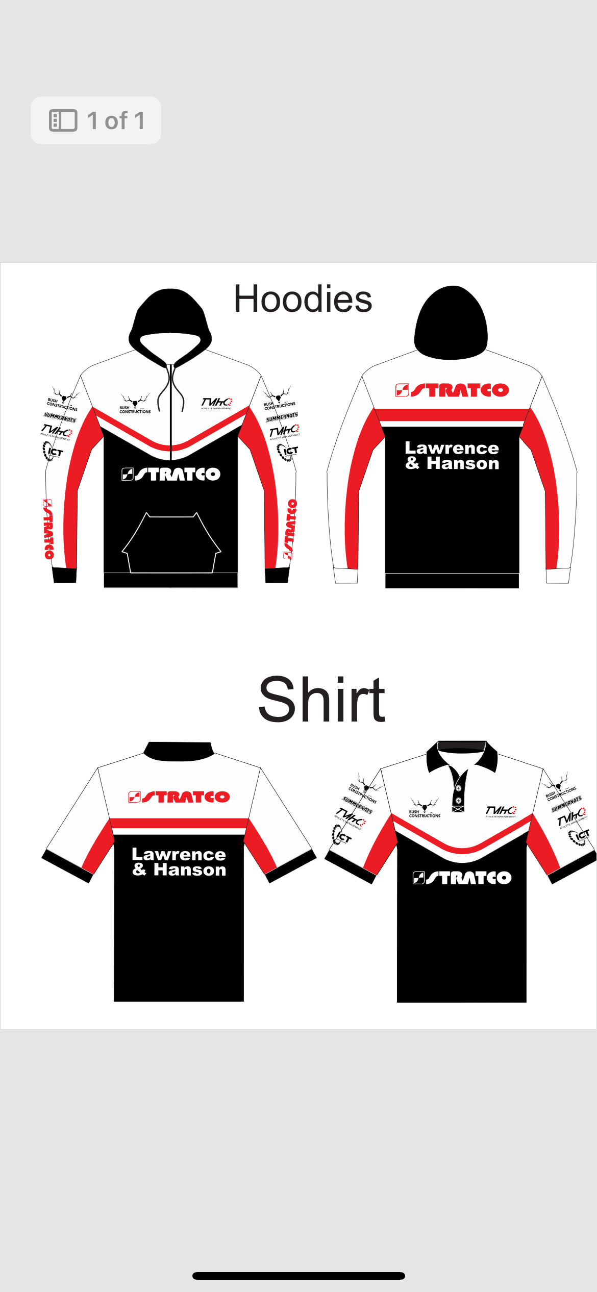 Red, Black and White