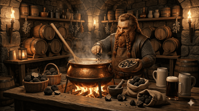 Carte des pérégrinations des Fieffés Truffiers