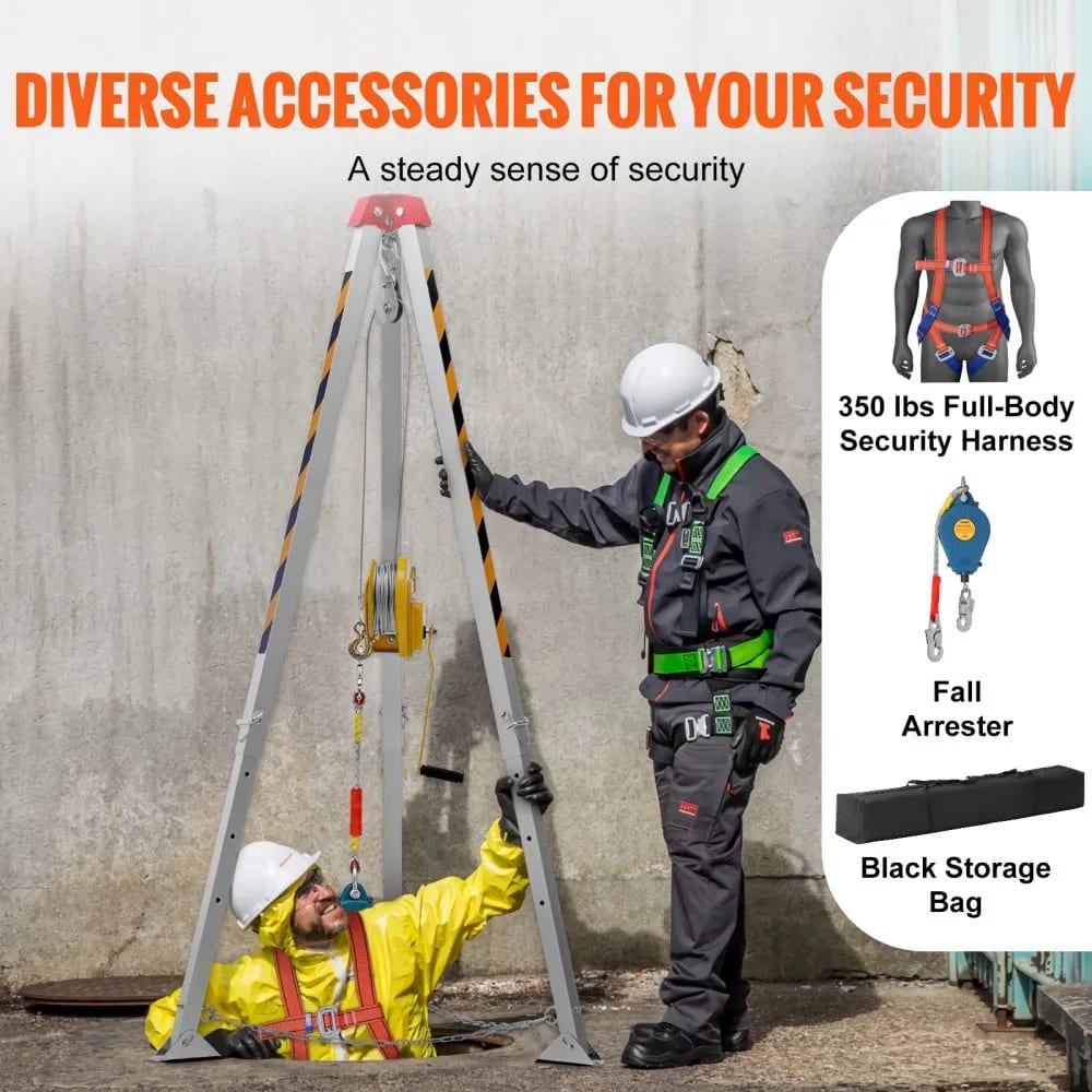 Kit de tripé para espaços confinados VEVOR