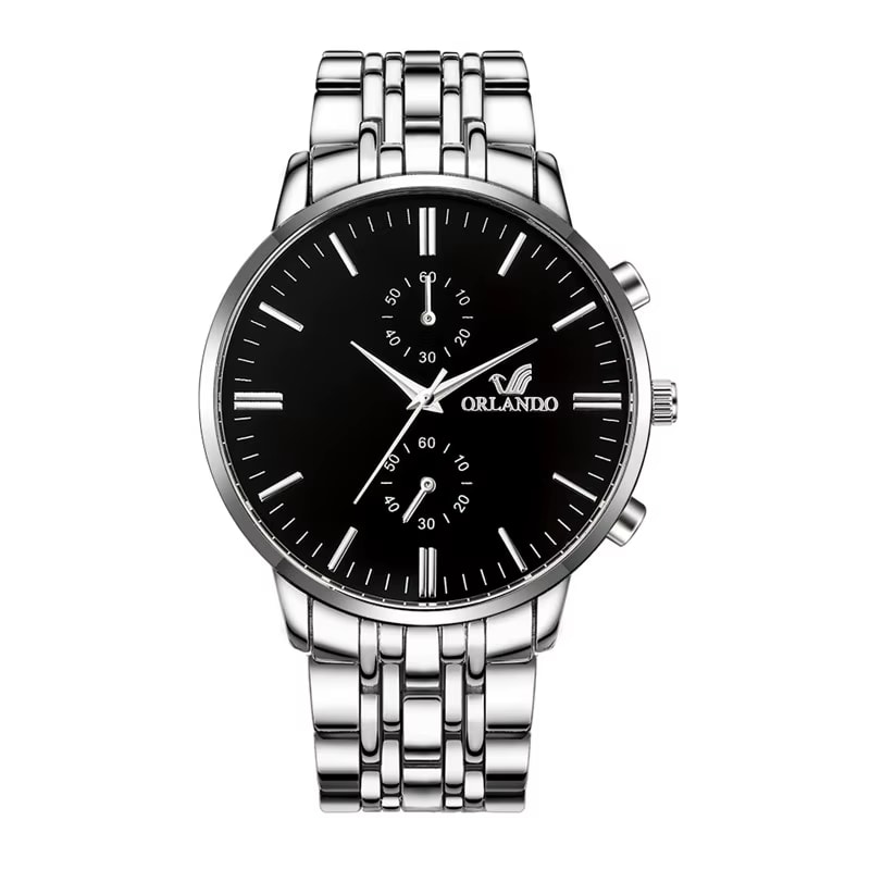 WJ-9712 Novo Relógio de Quartzo Personalizado OEM para Negócios e Casual, Relógio de Luxo em Aço para Homens