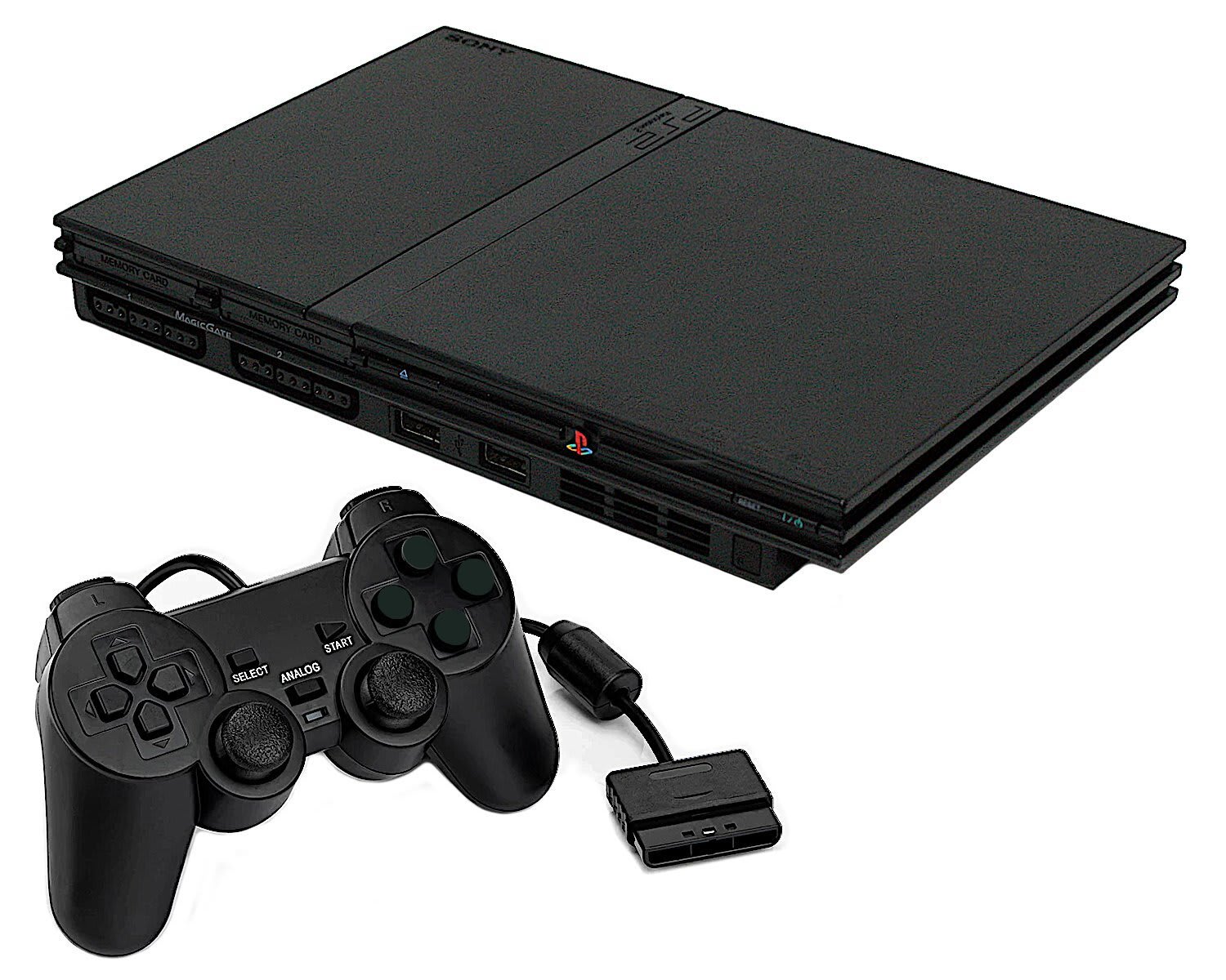 Console de videogame doméstico para TV P S 2 Slim