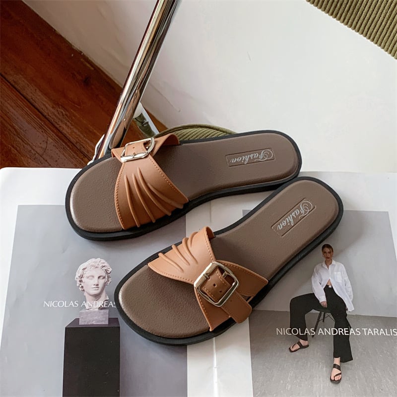 Mulheres PVC Praia Slides Chinelos Sandálias de Verão Grosso Sola Não-Deslizamento ao Ar Livre Soft Wedge Shoes para Mulheres & Ladies Atacado