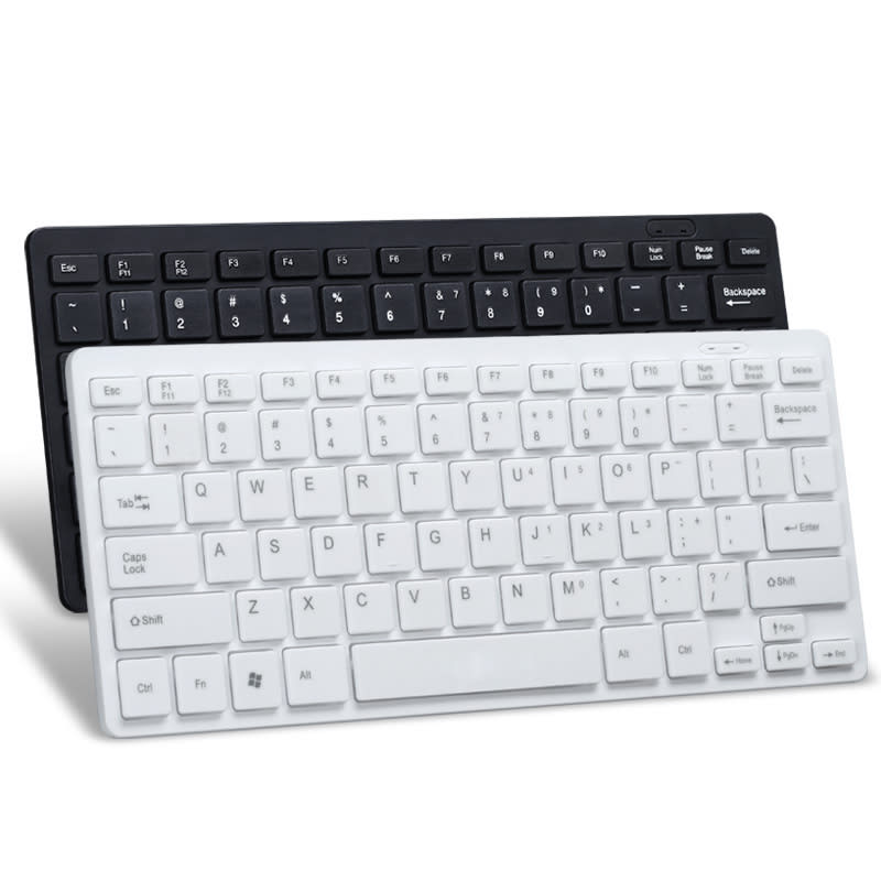Teclado USB Óptico K1000 Mini Portátil Com Fio Para Laptop Novo Teclado Chocolate Anti-Ghosting Multi-Teclas Acessório de Computador