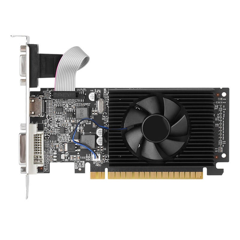 Placa Gráfica GeForce GT 210 para Upgrade de PC de Escritório e Negócios, Memória GDDR3 de 1GB, 64 Bits, VGA DVI de Baixo Consumo