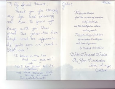 Colleen — Graduation, May 26, 1982