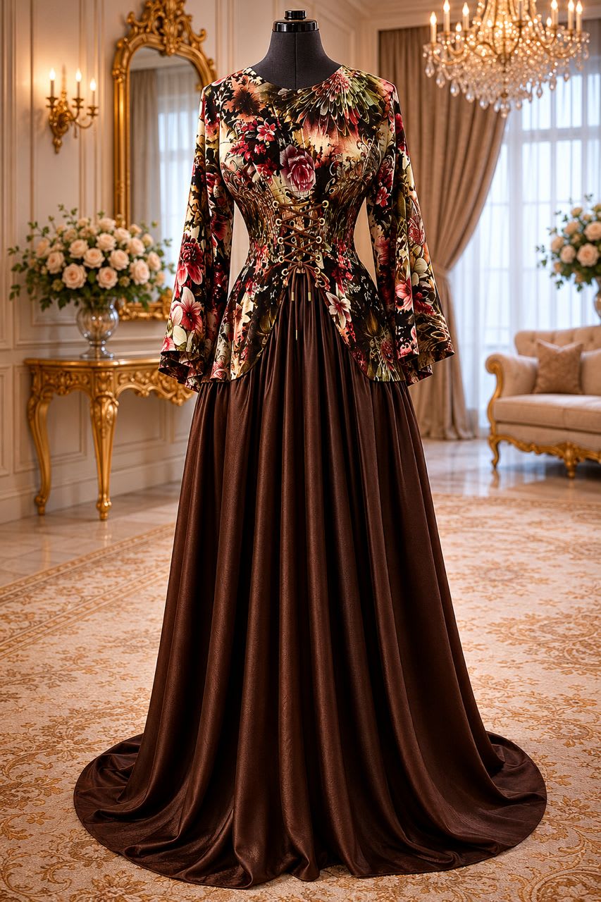 Noir Crème dress