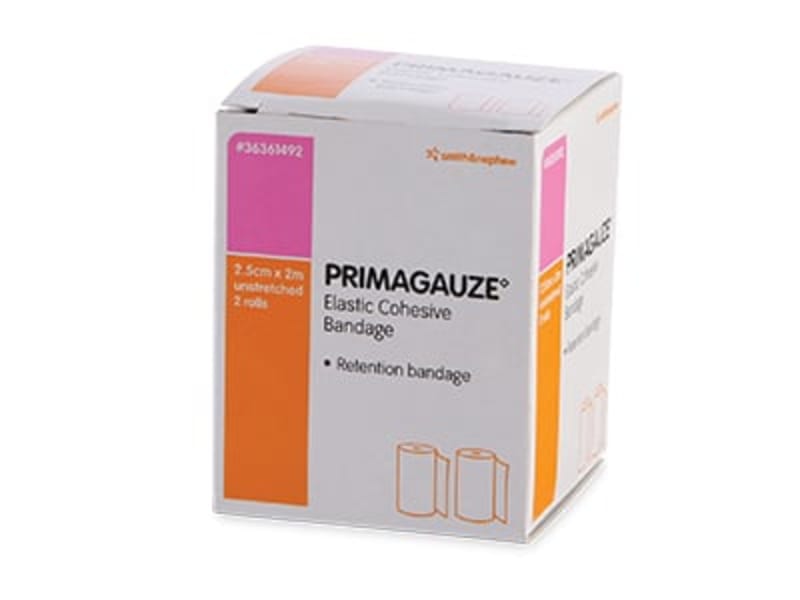 PRIMAGAUZE™ Elastic Cohesive Bandage 2.5cm X 2m - Box/2