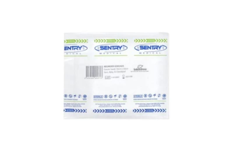 Sterile Gauze Swab, Highly Absorbent White 8ply 10x10cm