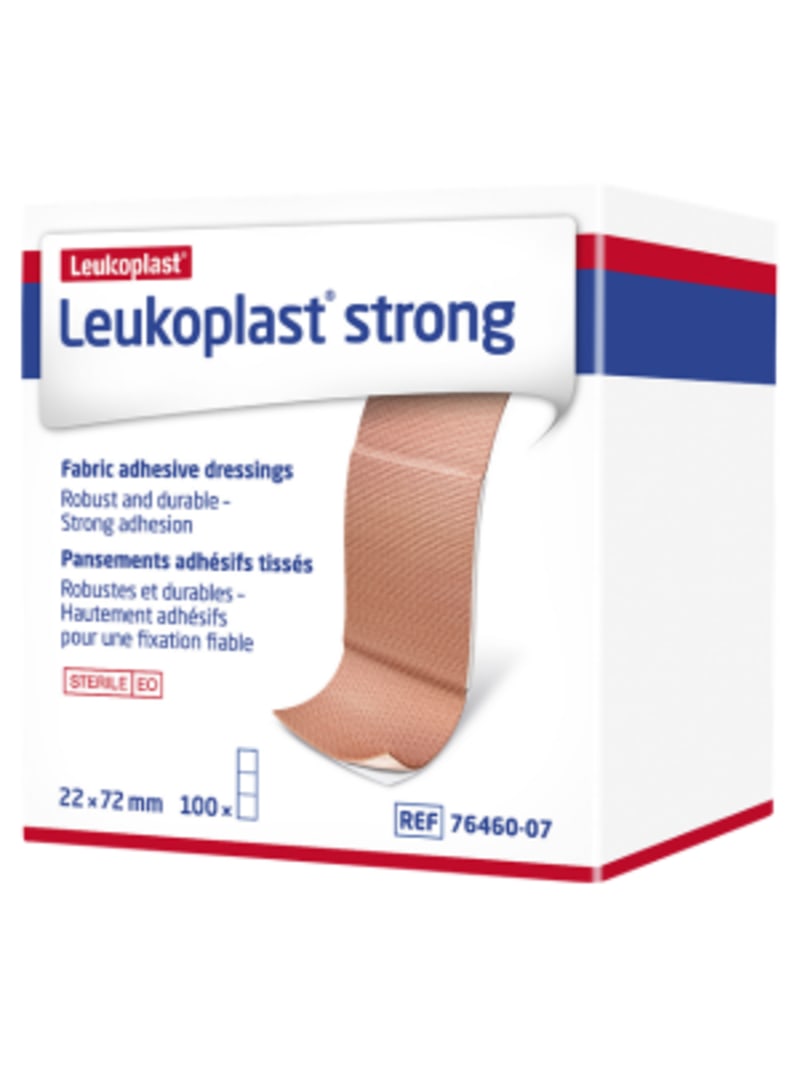 Strong Sterile Dressing Leukoplast Water Repellent 22x72mm Box/100