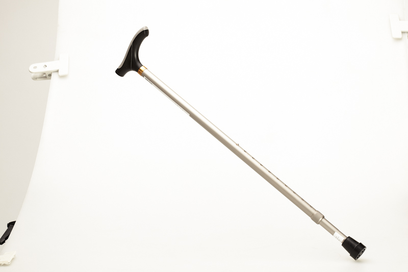 Aluminium Adjustable Walking Cane - Grey