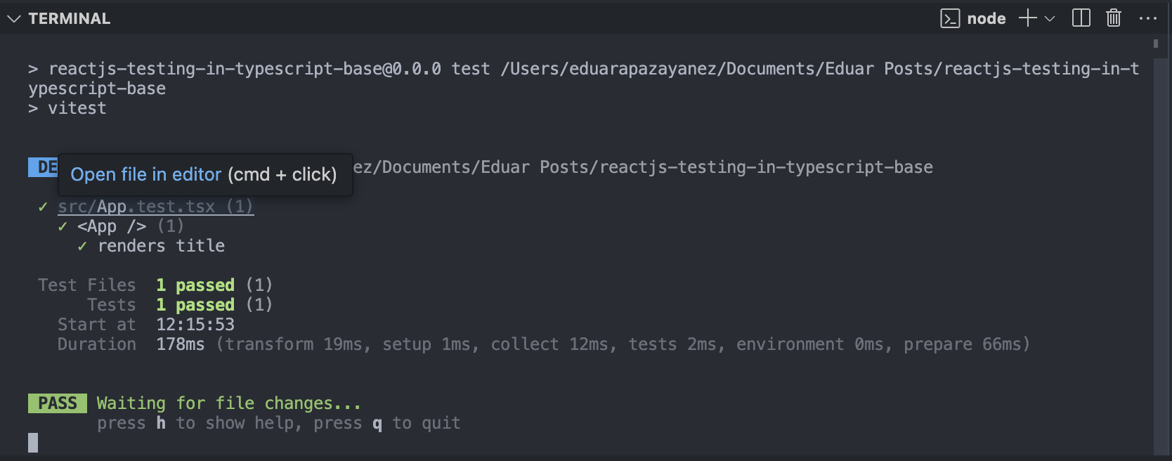 tests