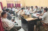 स्वः जनगणना को लेकर नगर पालिका में बैठक का आयोजन