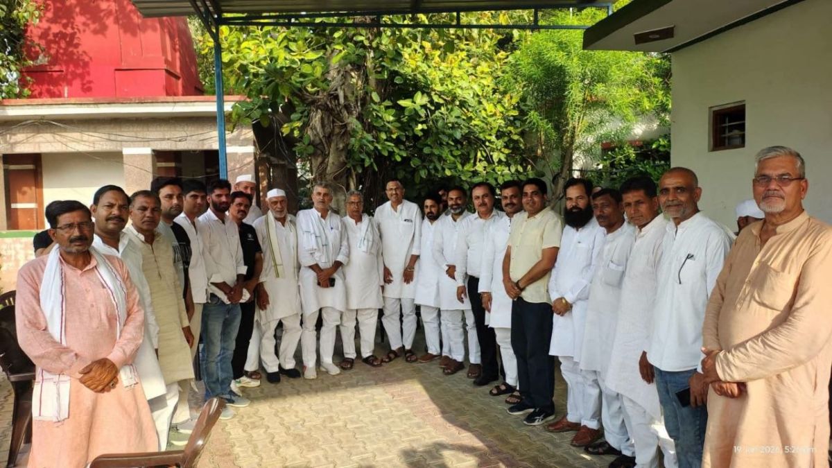 केन्द्रीय मंत्री जयंत सिंह की रैली की तैयारी में जुटे राष्ट्रीय लोकदल पदाधिकारी