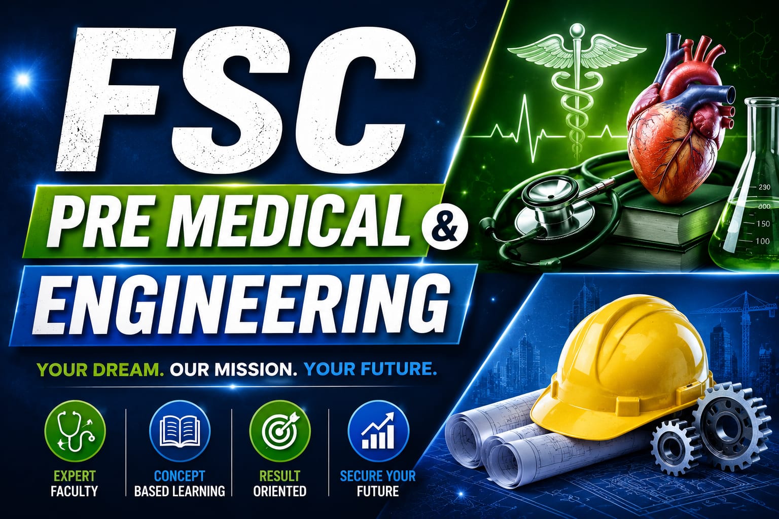 FSc (Pre Medical and Pre Engineering)