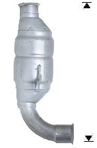 Catalizzatore per CITROËN C1 1.4TD HDI 1398 cc 54 cv 1.4TD HDI 54cv (6/05>11/08)