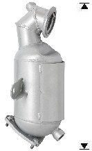 Catalizzatore per CITROËN JUMPER 2.2TD HDI DPF 2198 cc 110 cv 2.2TD HDI DPF 110cv (10/11>)