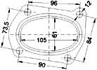 Catalizzatore per FORD MONDEO 2.0i 16V 1988 cc 131 cv ZH20 2.0i 16V 131cv (8/96>5/98)
