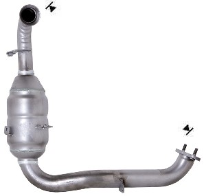 Catalizzatore per FORD C-MAX 1.6TD TDCI 1560 cc 90 cv 1.6TD TDCI 90cv (3/07>)