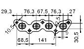 Catalizzatore per FORD FOCUS 1.6i 16V TI-VCT 1596 cc 116 cv HXDA 1.6i 16V TI-VCT 116cv (9/04>)