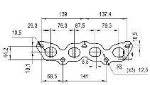 Catalizzatore per FORD B-MAX 1.4i 16V 1388 cc 90 cv 1.4i 16V 90cv (3/15>)