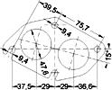 Catalizzatore per OPEL VECTRA 1.8i 16V 1799 cc 113 cv X1.8XE 1.8i 16V 113cv (10/95>3/99)