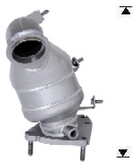 Catalizzatore per FIAT SEDICI 1.9TD JTD DPF 1910 cc 120 cv D19AA 1.9TD JTD DPF 120cv (10/05>)