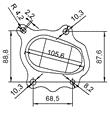 Catalizzatore per NISSAN INTERSTAR 2.5TD DCI 2464 cc 120 cv 2.5TD DCI 120cv (9/06>1/10)