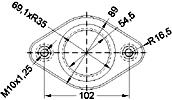 Catalizzatore per MAZDA 323 1.5i 16V 1489 cc 88 cv 1.5i 16V 88cv (10/96>)