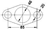 Catalizzatore per CITROËN SAXO 1.0i 8V 954 cc 45 cv 1.0i 8V 45cv (2/96>11/98)