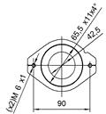 Catalizzatore per PEUGEOT 205 1.0 954 cc 45 cv TU9M 1.0 45cv (9/91>2/96)