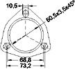 Catalizzatore per CITROEN JUMPER 2.5D 86cv