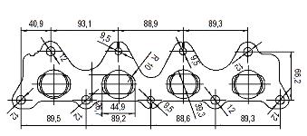 Catalizzatore per RENAULT CLIO 2.0i 16V 1998 cc 197 cv F4R830 2.0i 16V 197cv (6/06>4/09)