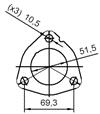 Catalizzatore per SEAT CORDOBA 1.4i 16V 1390 cc 86 cv BXW 1.4i 16V 86cv (5/06>11/09)