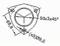 Catalizzatore per VOLKSWAGEN GOLF III 1.8i 1781 cc 75 cv AAM 1.8i 75cv (11/91>6/95)