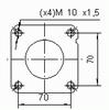 Catalizzatore per SKODA OCTAVIA 1.4i 16V 1390 cc 75 cv BCA 1.4i 16V 75cv (5/04>10/04)