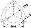 Catalizzatore per AUDI A4 1.6i 8V 1595 cc 102 cv ALZ 1.6i 8V 102cv (4/01>6/08)